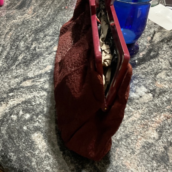 Chic Maroon Clutch - Picture 2 of 5